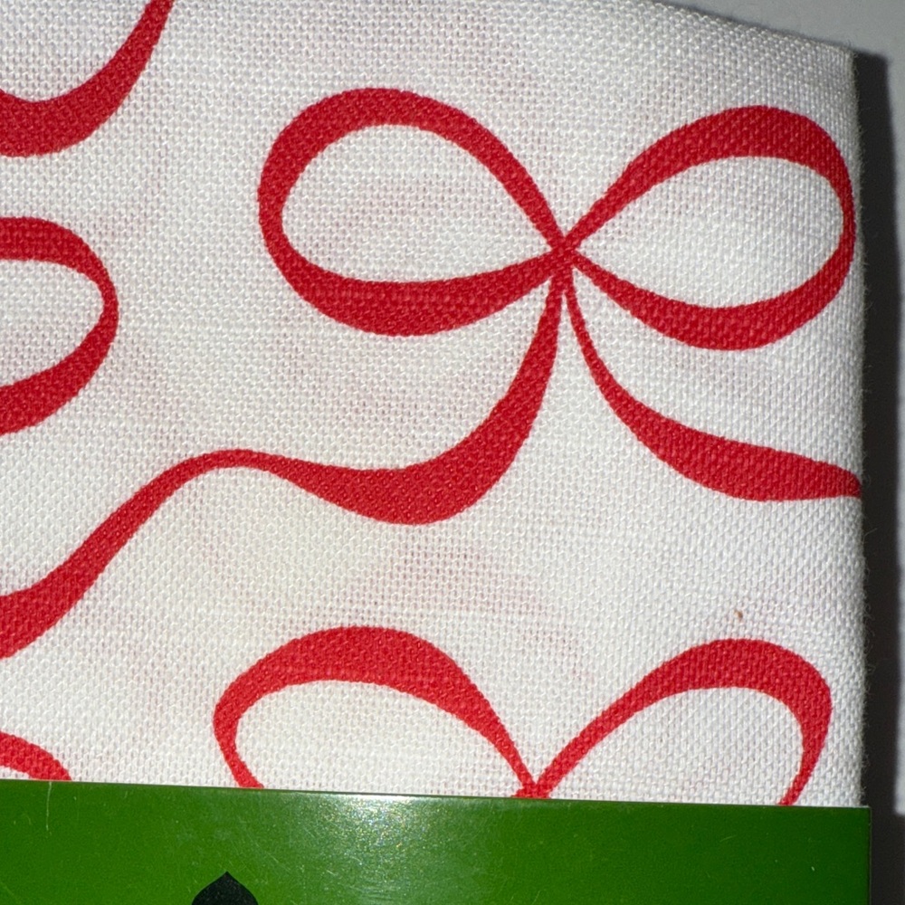 Kate Spade Red Ribbon Napkins - Picture 3 of 3